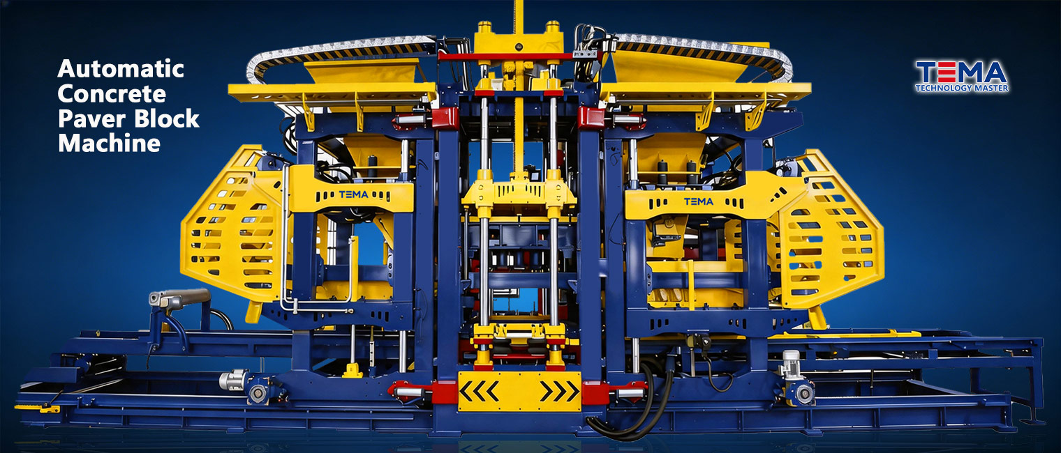 China TEMA concrete block machine